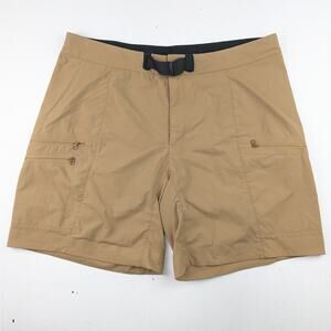 Arteryx Women's Khaki Belted Hiking/Camping Cargo Shorts - Size 12 (32" waist)